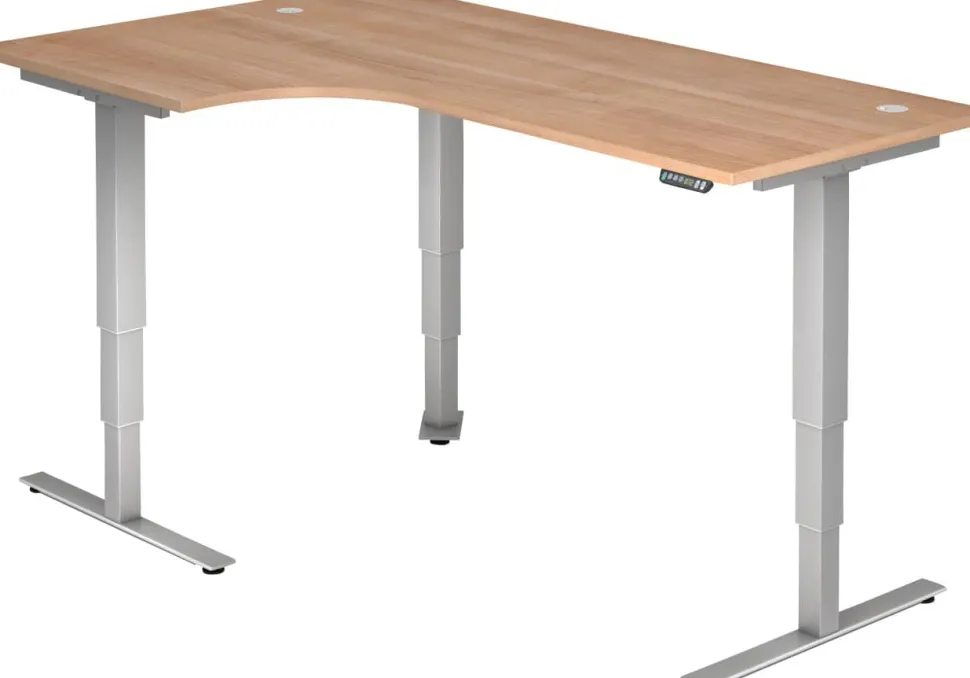 Hammerbacher Zit-sta-bureau XDSM82/N/S Noten 2.000 x 1.200 x 635 mm