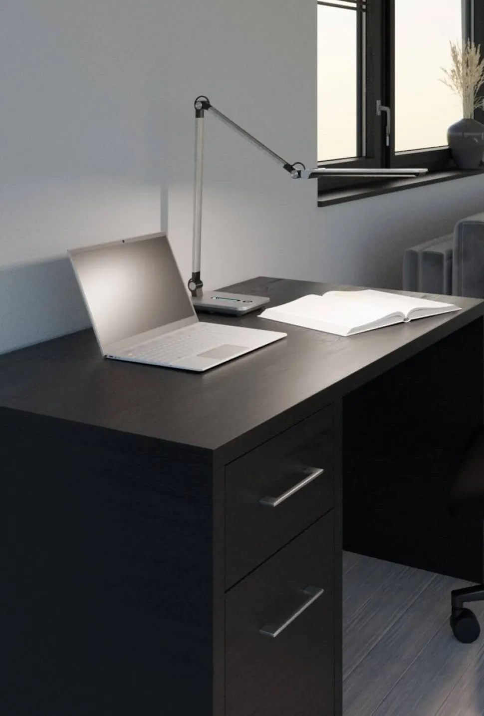 Hansa Wave Bureaulamp LED Zilver AC 760 mm