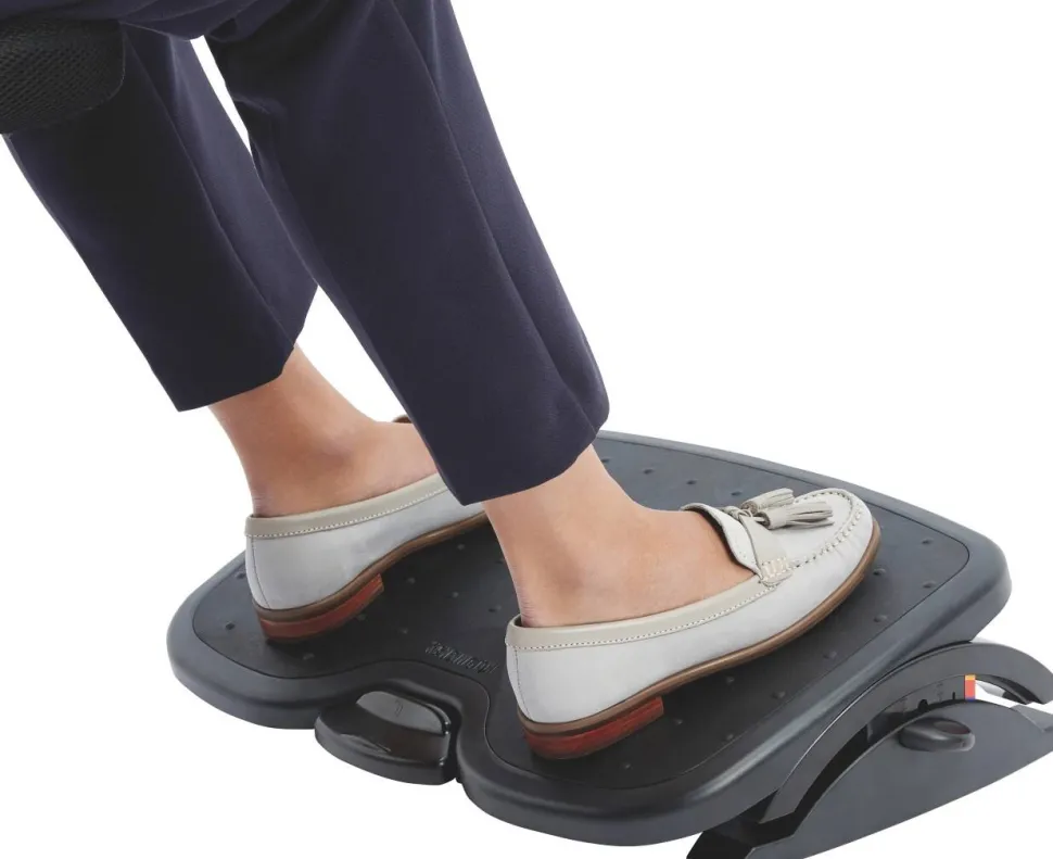Kensington SmartFit SoleMate Plus Ergonomische in Hoogte Verstelbare Voetensteun K52789WW 558 x 396 x 96 mm Zwart