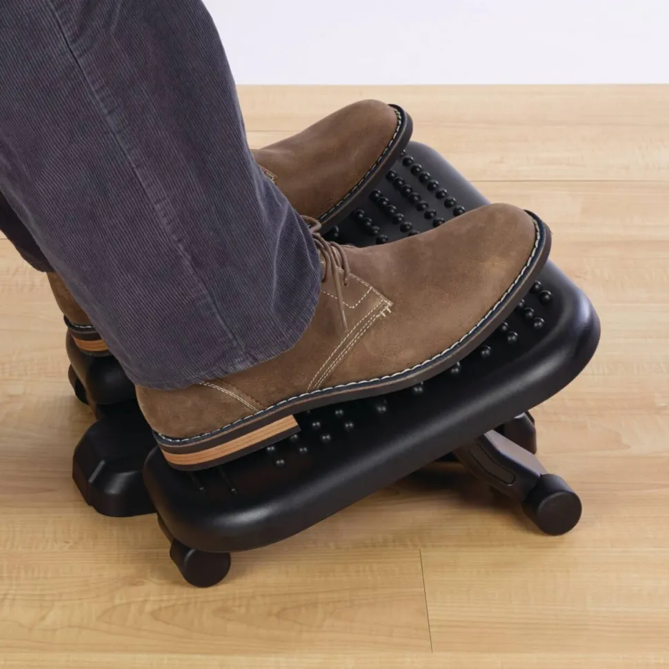 Kensington SoleMassage in Hoogte Verstelbare Voetensteun 56155EU 462 x 362 x 100 mm Zwart
