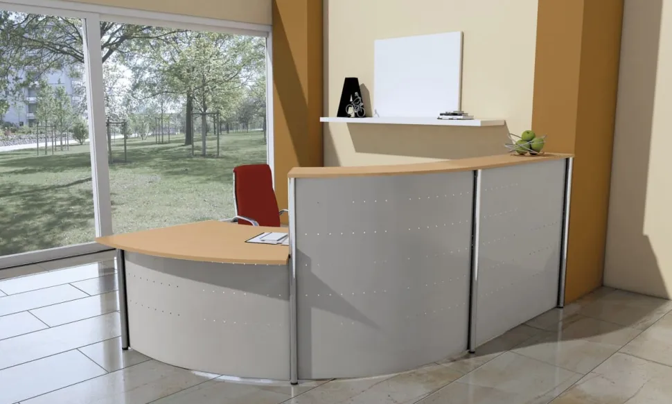 Kerkmann Extra balietafel Zilver Beuken 1265 x 800 x 720 mm