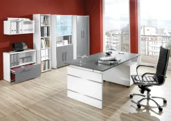 Kerkmann Form 4 Bureau Rechthoekig Ahorn Wang 1.600 (B) x 800 (D) x 760 (H) mm