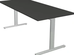Kerkmann Form 2 Bureau Rechthoekig Antraciet T-Voet 1.800 (B) x 800 (D) x 820 (H) mm