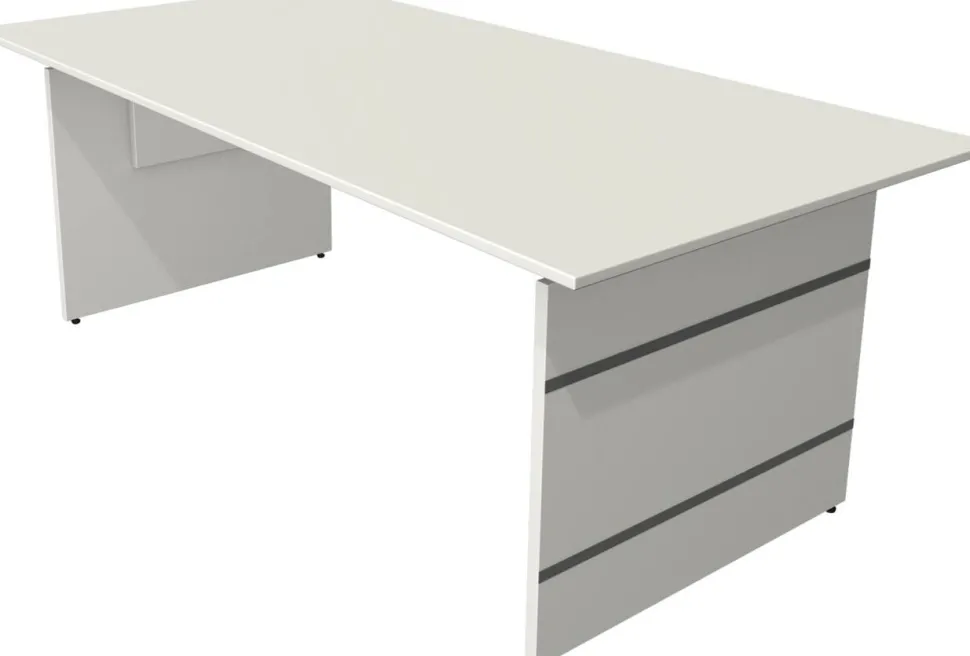Kerkmann Form 4 Bureau Rechthoekig Wit Wang 2.000 (B) x 1.000 (D) x 760 (H) mm