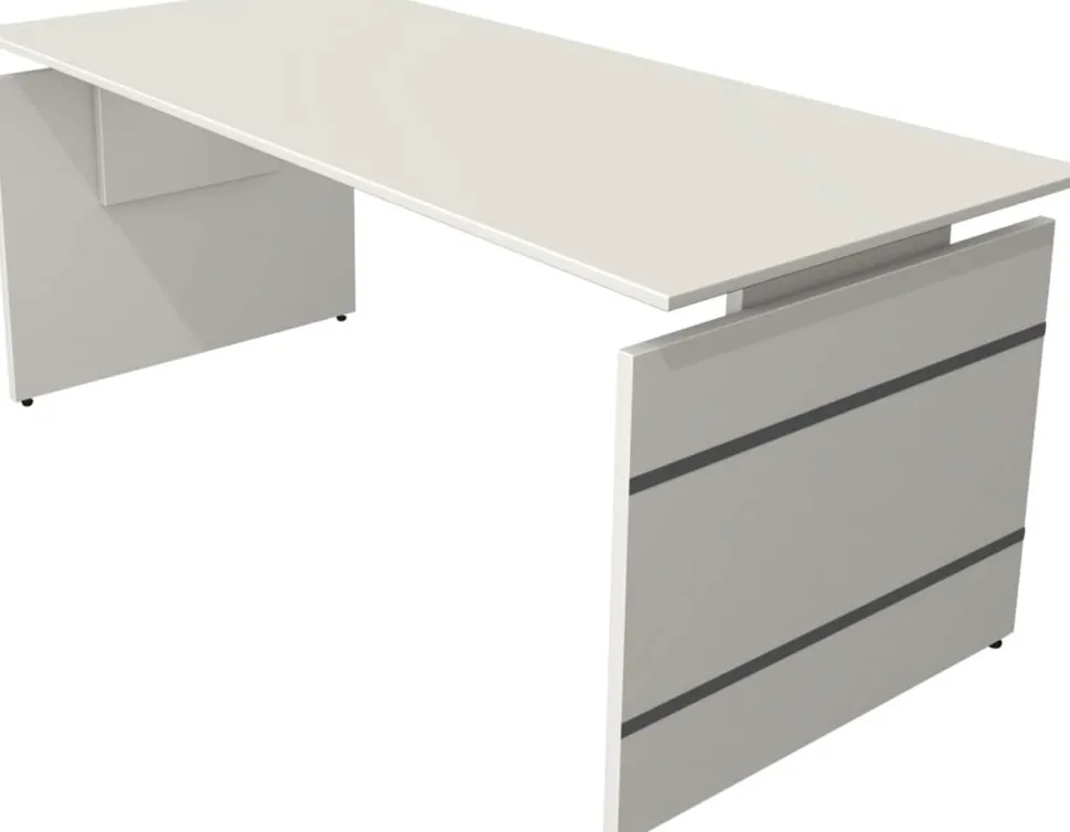 Kerkmann Form 4 Bureau Rechthoekig Wit Wang 1.800 (B) x 800 (D) x 760 (H) mm