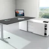 Kerkmann Form 2 Hoekbureau L-vorm Antraciet T-Voet 1.600 (B) x 1.800 (D) x 820 (H) mm