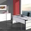 Kerkmann Form 4 Hoekbureau Grafiet Wang 3 Lades 1.950 (B) x 1.770 (D) x 740 (H) mm