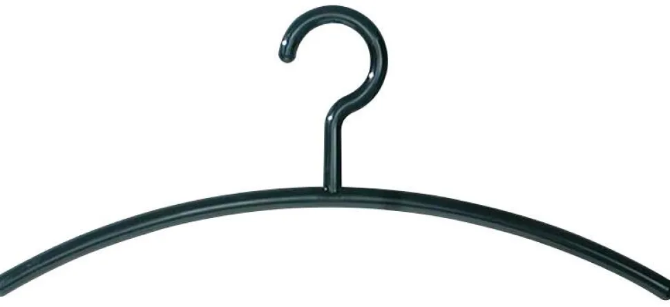 Kerkmann Kleerhangers 6004 Zwart 460 x 10 x 190 mm 5 Stuks
