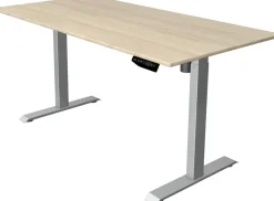 Kerkmann Move 1 Zit-sta-bureau Rechthoekig Ahorn T-Voet 1.600 (B) x 800 (D) x 1.230 (H) mm Melamine, staal