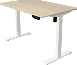Kerkmann Move 1 Zit-sta-bureau Rechthoekig Ahorn T-Voet 1.200 (B) x 800 (D) x 1.230 (H) mm Melamine, staal
