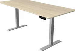 Kerkmann Move 1 Zit-sta-bureau Rechthoekig Ahorn T-Voet 1.800 (B) x 800 (D) x 1.230 (H) mm Melamine, staal