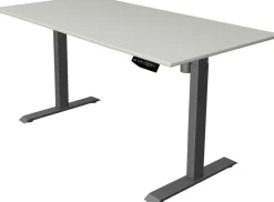 Kerkmann Move 1 Zit-sta-bureau Rechthoekig Lichtgrijs T-Voet 1.400 (B) x 800 (D) x 1.230 (H) mm