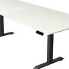 Kerkmann Move4 Elektrisch hoogteverstelbaar Zit-sta-bureau Wit T-voet 2500 (B) x 1.000 (D) x 1290 (H) mm Hout, Metaal