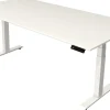 Kerkmann Move4 Elektrisch hoogteverstelbaar Zit-sta-bureau Wit T-voet 2000 (B) x 1.000 (D) x 1290 (H) mm Hout, Metaal