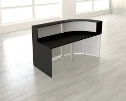 Kerkmann Receptietafel Antraciet, wit 1.800 x 800 x 1.100 mm