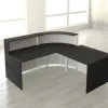 Kerkmann Receptietafel Antraciet, wit 1.950 x 1.800 x 1.100 mm