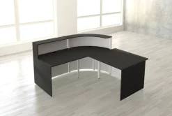 Kerkmann Receptietafel Antraciet, wit 1.950 x 1.800 x 1.100 mm