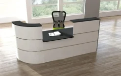Kerkmann Receptietafel Antraciet, wit 2.800 x 950 x 1.100 mm