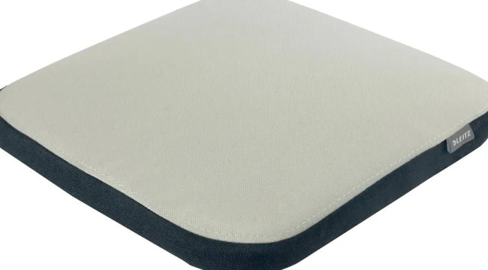 Leitz Ergo Actieve wiebel stoelkussen 6540 washbare stoffen hoes 360 x 360 x 55 mm lichtgrijs
