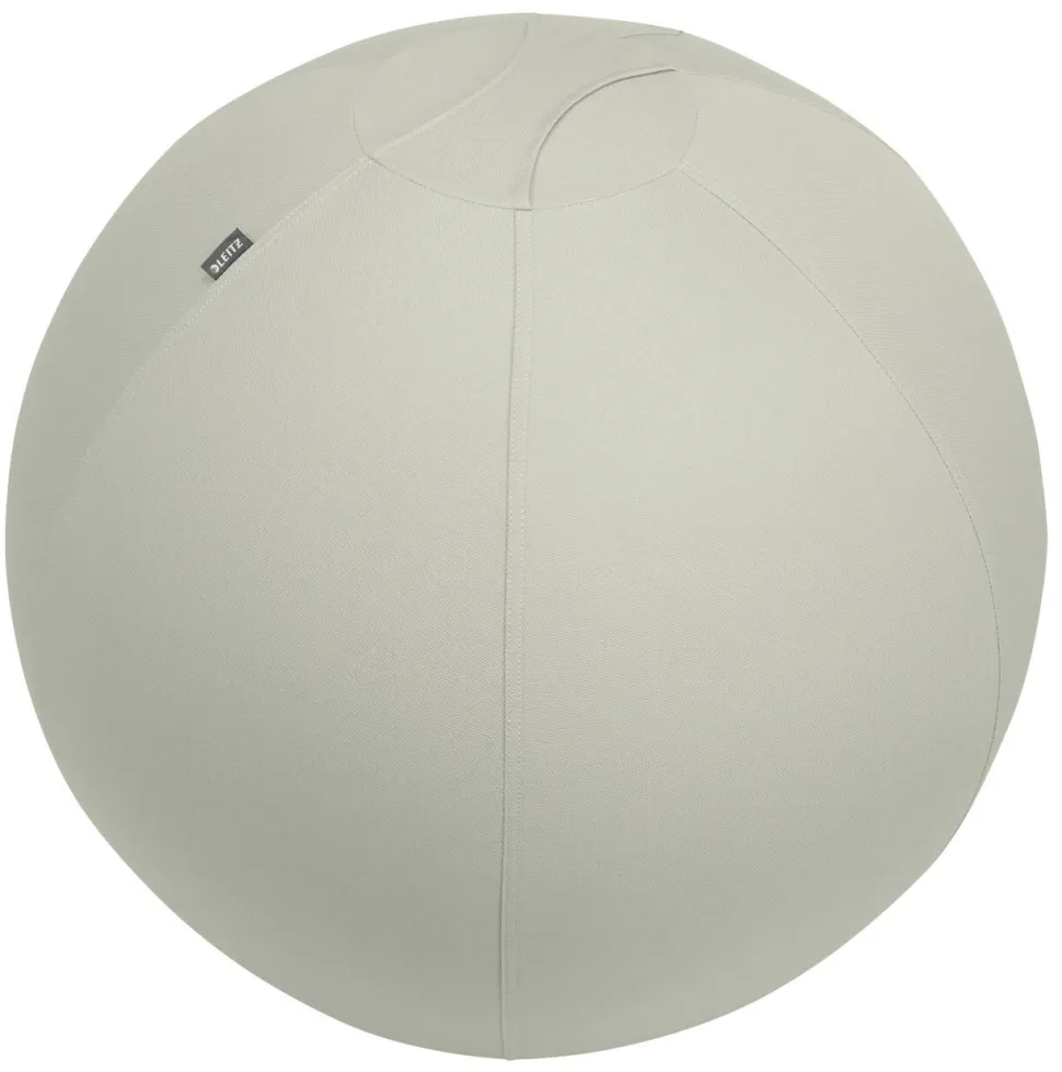 Leitz Ergo Actieve Zitbal 6543 Anti-rol design Handvat Wasbare hoes 75 cm tot 150 kg Lichtgrijs