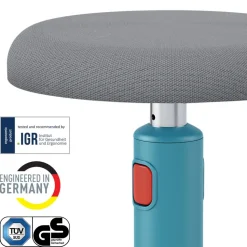 Leitz Ergo Cosy Actieve zit-sta-kruk 6518 In hoogte verstelbaar 46 - 79 cm Tot 110 kg Blauw