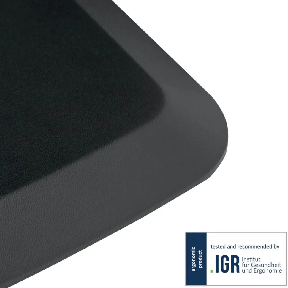 Leitz Ergo Cosy Ergonomische antivermoeidheidsmat 5369 van Schuim Met handvat 558 x 19 x 457 mm Grijs