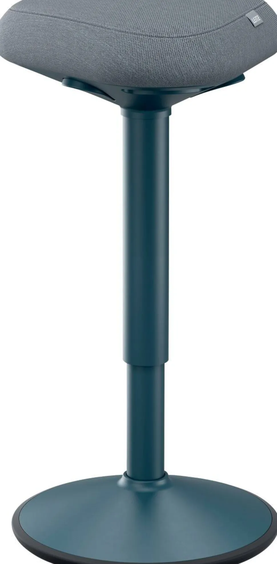 Leitz Ergo Wiebel stakruk 6545 met verstelbare comfortzitting 57 - 82 cm tot 110 kg donkergrijs