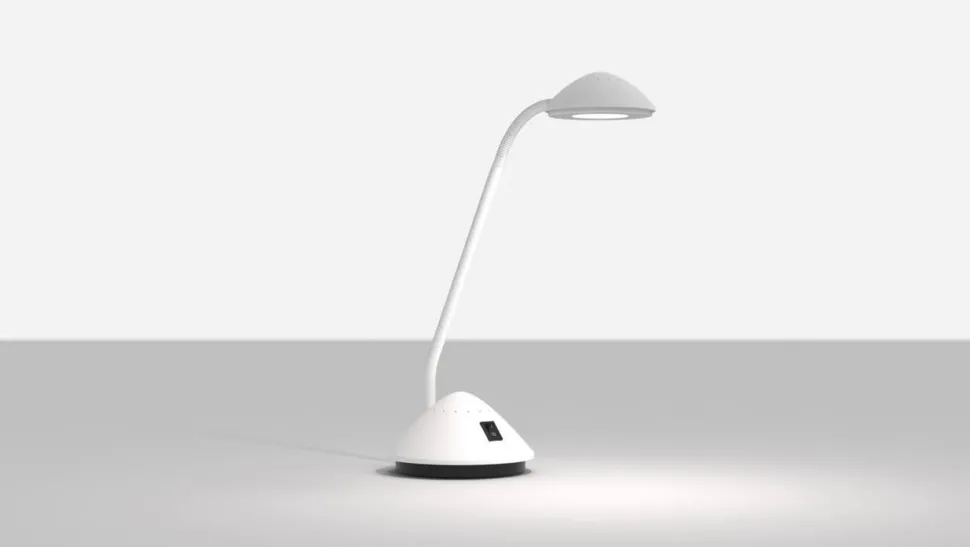 Maul MAULarc Bureaulamp Led (niet verwijderbaar) Wit Netstroom 135 x 290 x 380 mm