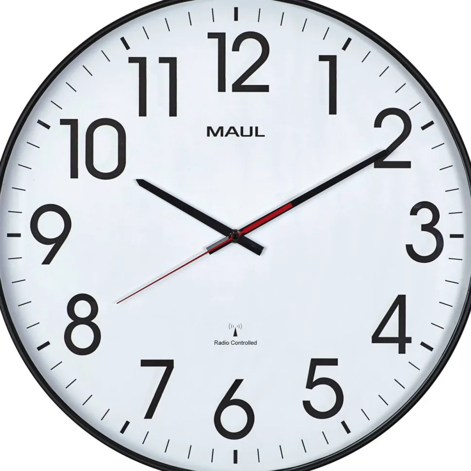 Maul MAULclimb Wandklok Zwart 47 x 47,7 x 47,7 x 5,4 cm