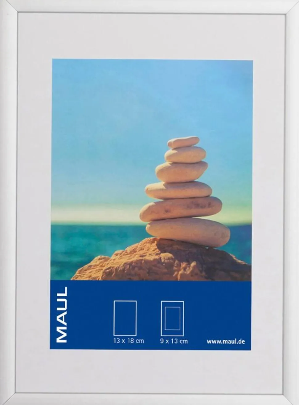 Maul MAULdesign 13 x 18 cm Fotolijst Zilver 19448 13,8 (B) x 18,8 (D) x 13,5 (H) cm
