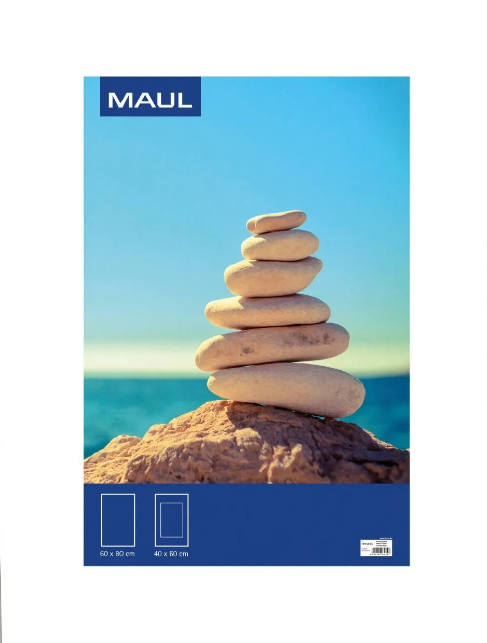 Maul MAULdesign 60 x 80 cm Fotolijst Zilver Aluminium 1946805 60,5 (B) x 80,7 (D) x 2 (H) cm 1946805