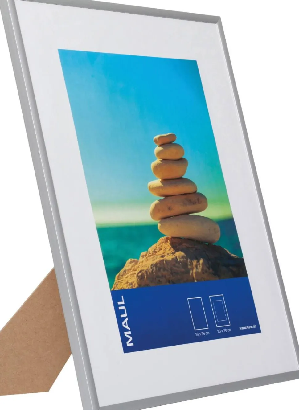 Maul MAULdesign 30 x 40 cm Fotolijst Zilver Aluminium 1945805 30,8 (B) x 40,8 (D) x 1,35 (H) cm 1945805