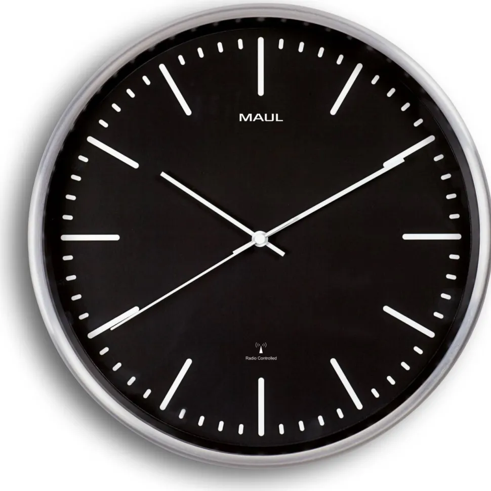 Maul MAULfly Analoog Wandklok Zwart 30 x 30,5 x 30,5 x 5 cm
