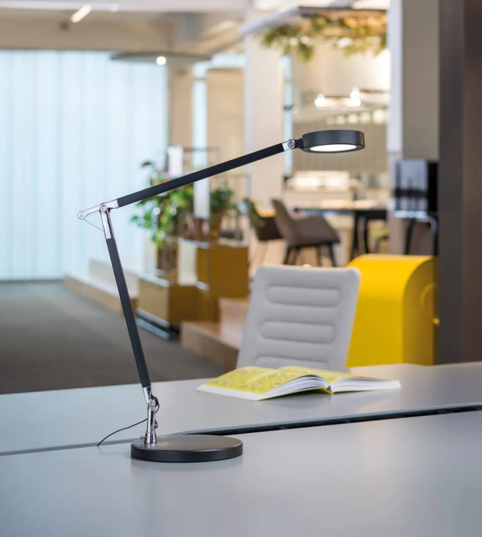 Maul MAULgrace Vrijstaand Bureaulamp LED (dimbaar) Zwart Netstroom 205 x 545 x 466 mm