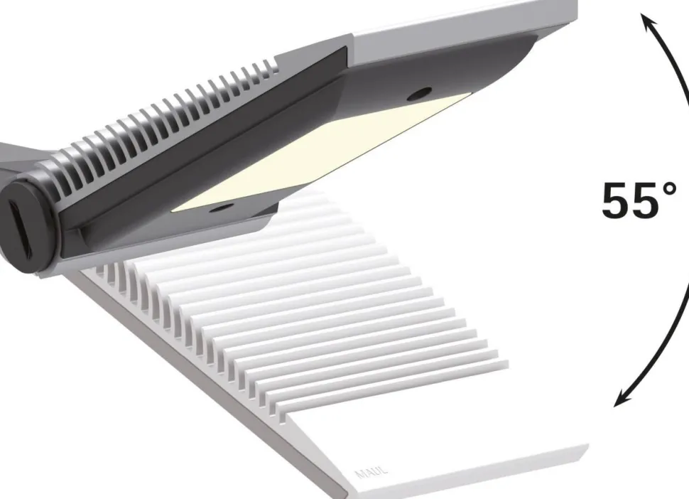 Maul MAULsolaris Bureaulamp LED Zilver Netstroom 160 x 400 x 643 mm