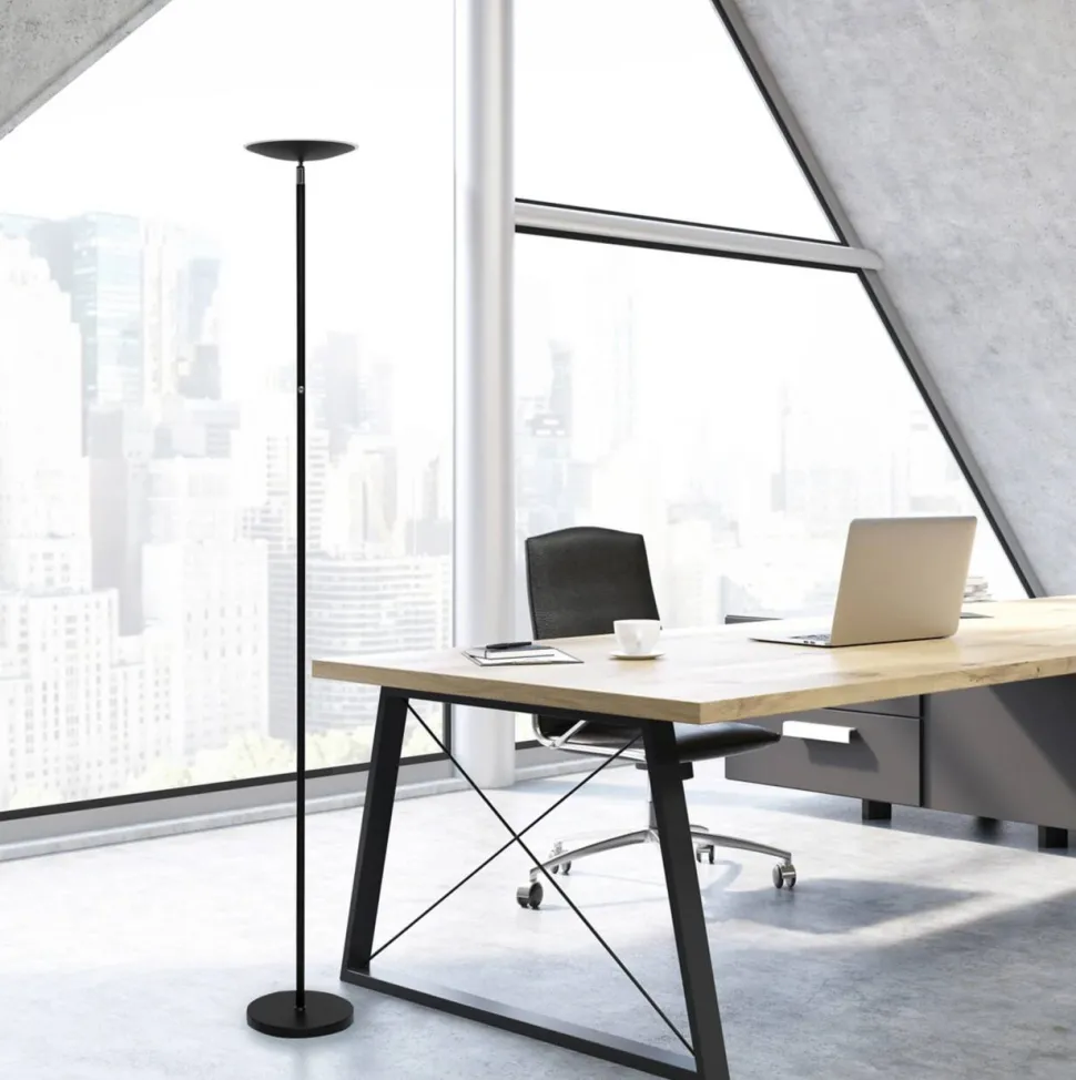 Maul MAULsphere Vrijstaand Vloerlamp LED (dimbaar) Zwart Netstroom 235 x 235 x 1.830 mm