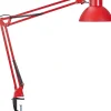 Maul MAULstudy Klembaar Bureaulamp LED E27 (zonder lamp) Rood Netstroom 170 x 595 x 440 mm