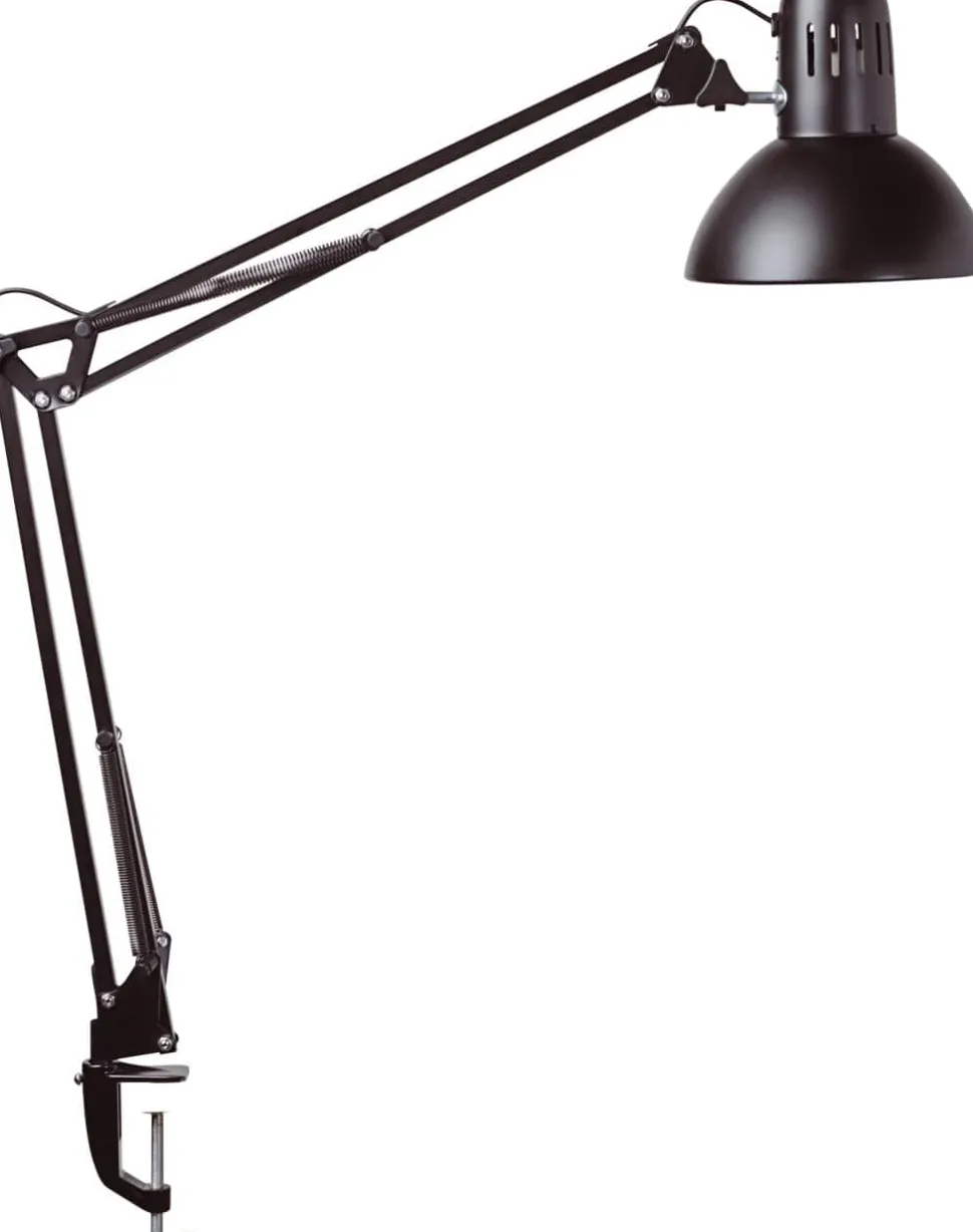 Maul MAULstudy Klembaar Bureaulamp LED E27 (zonder lamp) Zwart Netstroom 170 x 595 x 440 mm