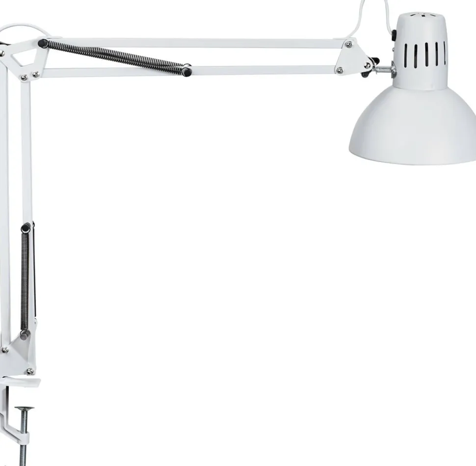 Maul MAULstudy Klembaar Bureaulamp LED E27 (zonder lamp) Wit Netstroom 170 x 595 x 440 mm
