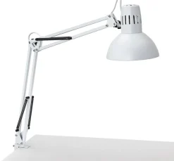 Maul MAULstudy Klembaar Bureaulamp LED E27 (zonder lamp) Wit Netstroom 170 x 595 x 440 mm