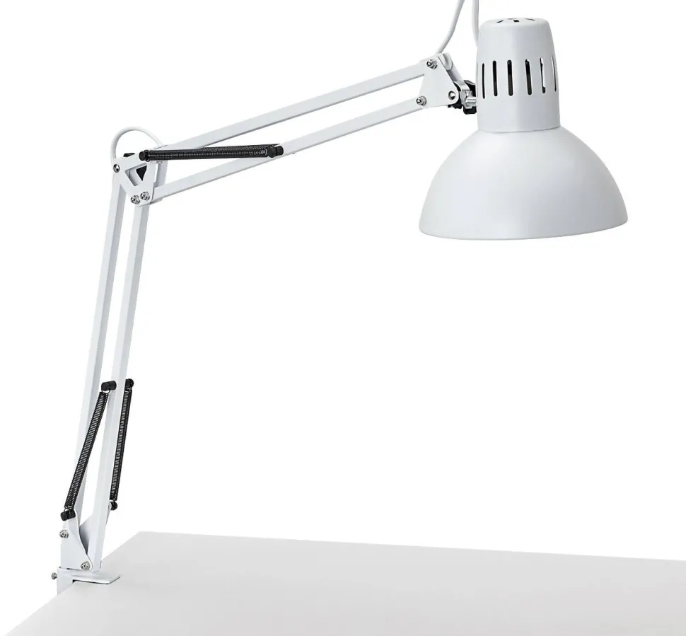 Maul MAULstudy Klembaar Bureaulamp LED E27 (zonder lamp) Wit Netstroom 170 x 595 x 440 mm