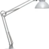 Maul MAULstudy Vrijstaand Bureaulamp LED E27 (zonder lamp) Zilver Netstroom 230 x 695 x 490 mm