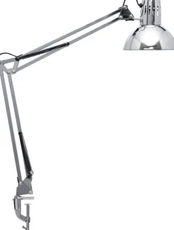 Maul MAULstudy Vrijstaand Bureaulamp LED E27 (zonder lamp) Lichtzilver Netstroom 170 x 595 x 440 mm