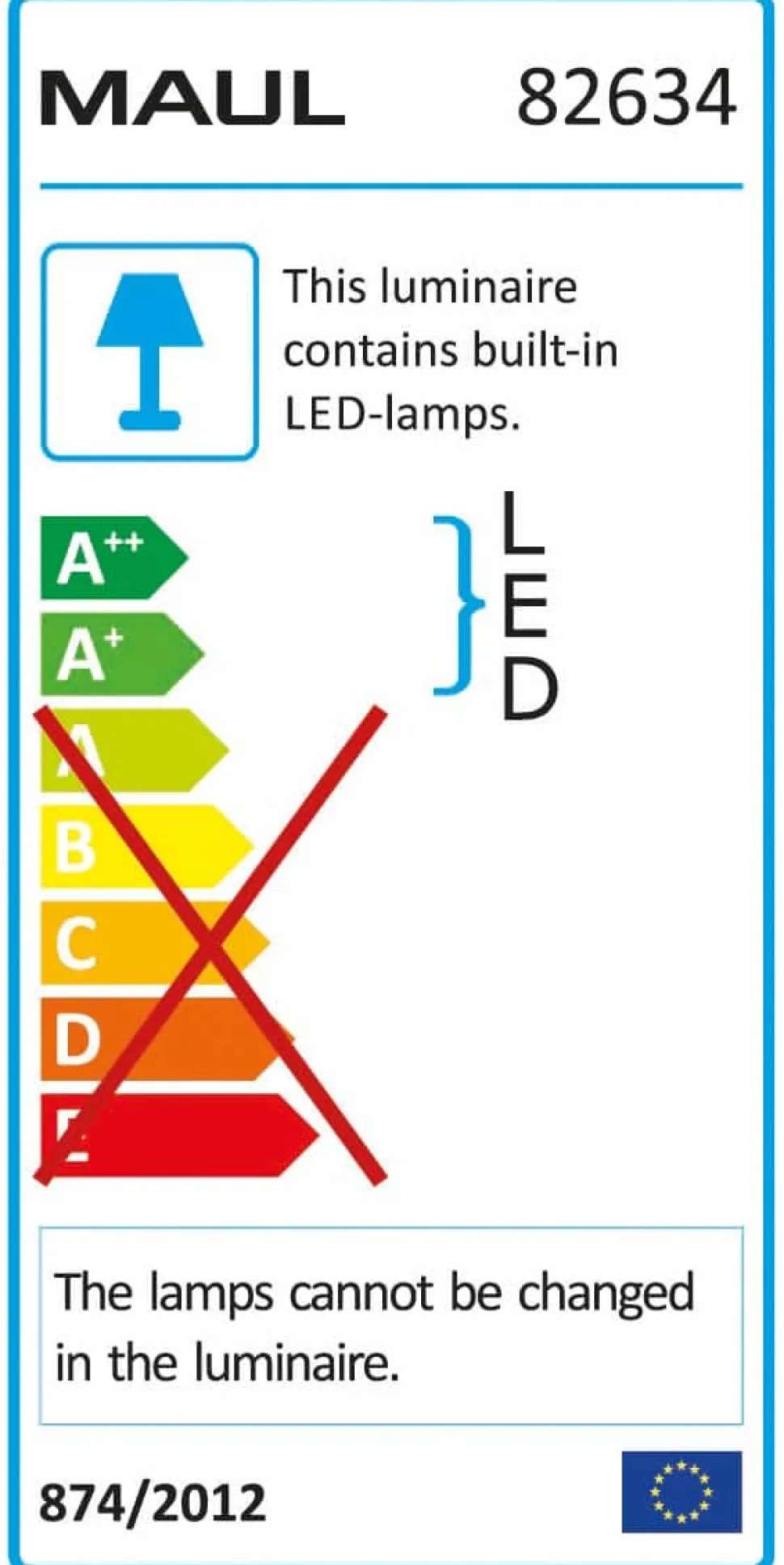 Maul MAULviso Loeplamp LED Zwart Netstroom 200 x 810 x 495 mm
