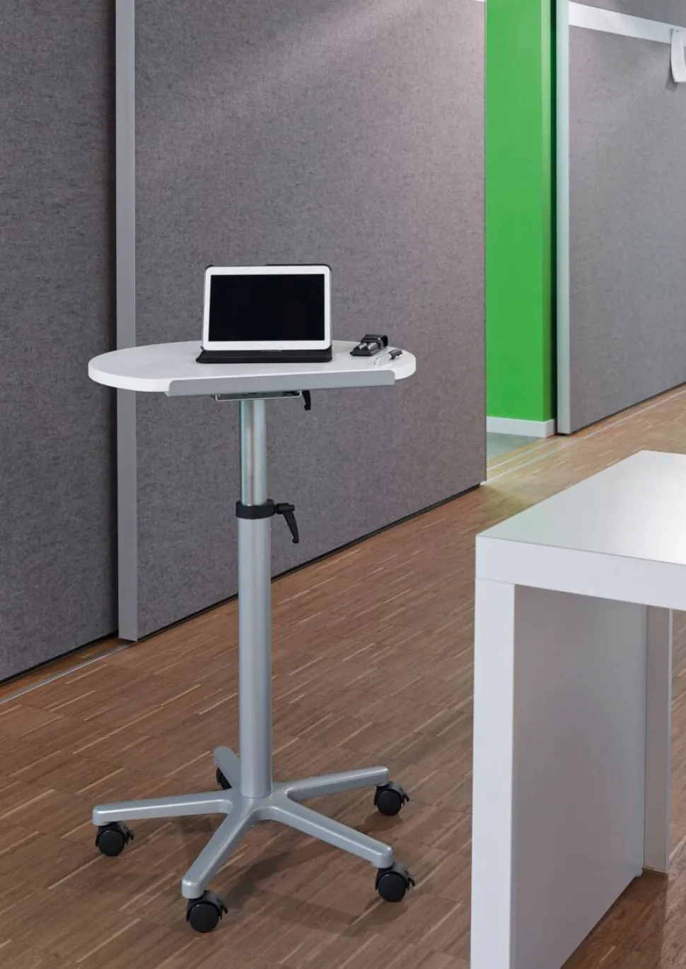 Maul Sta-bureau Melamine, Metaal 600 x 520 x 1.180 mm