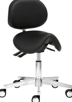 mayer sitzmöbel 1247 Draaikruk Stof Zwart 555 x 580 x 850 mm