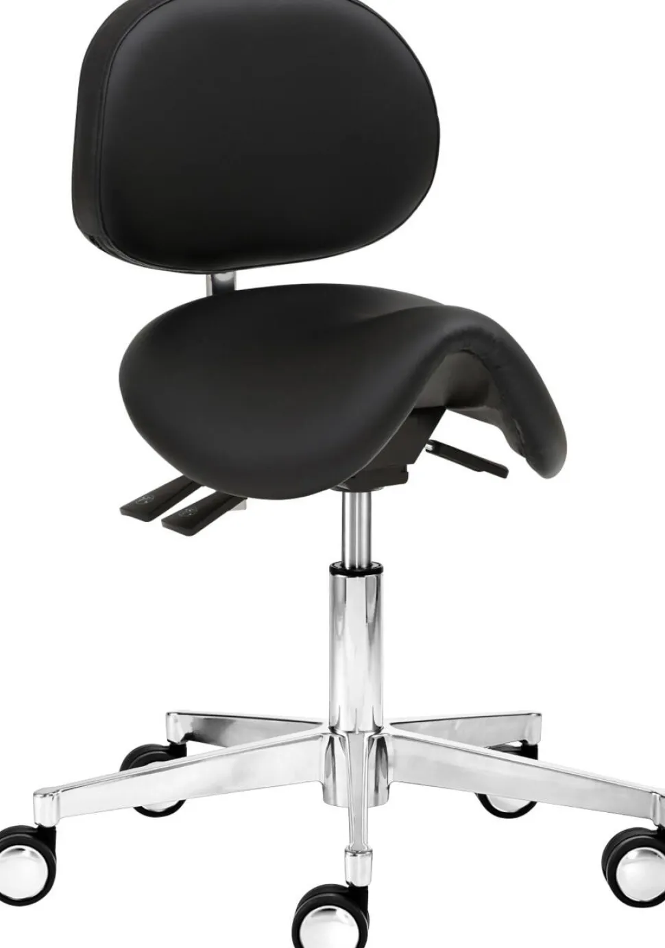 mayer sitzmöbel 1247 Draaikruk Stof Zwart 555 x 580 x 850 mm