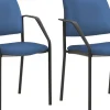mayer sitzmöbel Stapelbare stoel Stof Vaste armleuning Blauw 120 kg 2518 590 x 560 x 830 mm 2 Stuks
