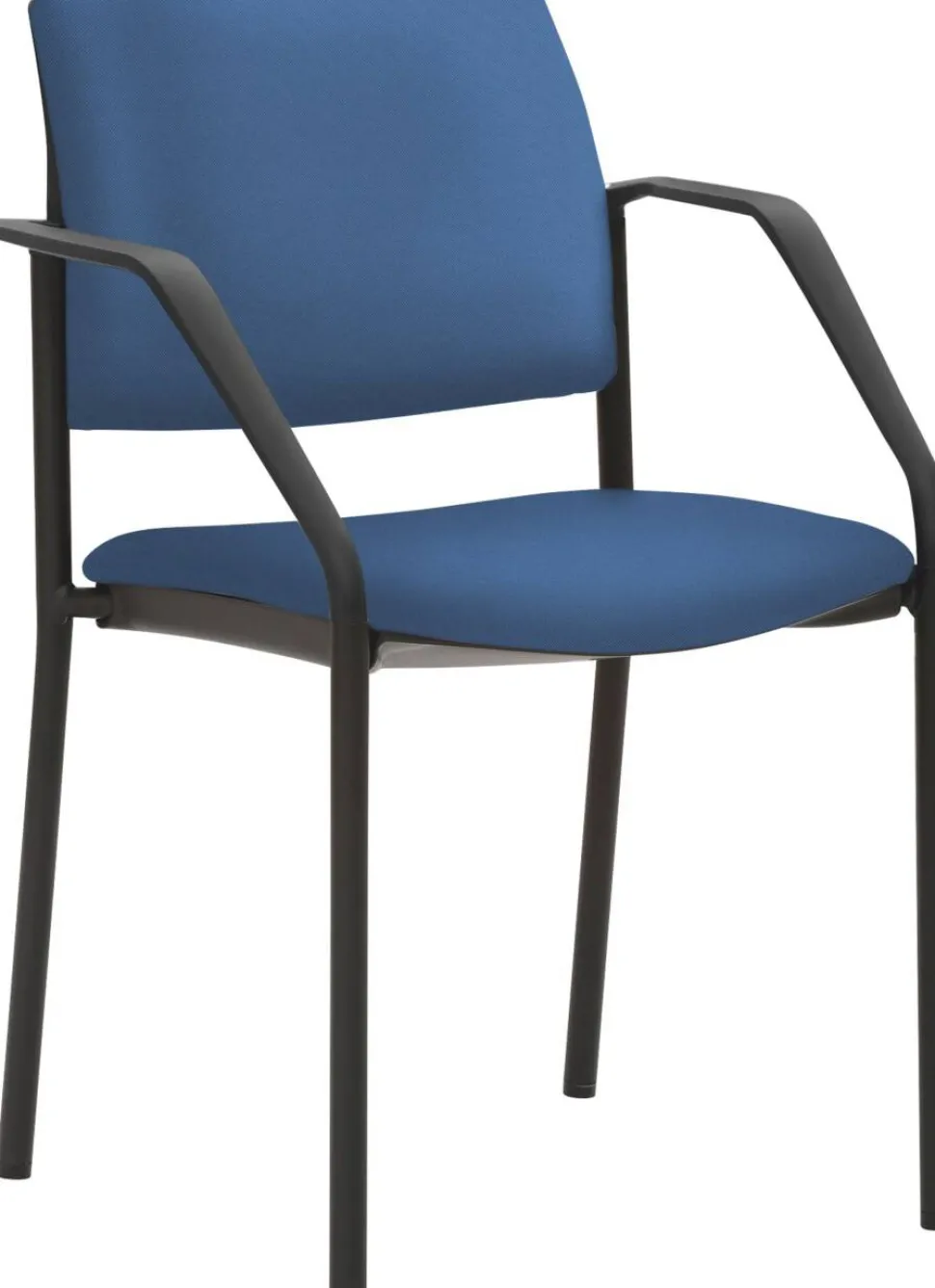 mayer sitzmöbel Stapelbare stoel Stof Vaste armleuning Blauw 120 kg 2518 590 x 560 x 830 mm 2 Stuks