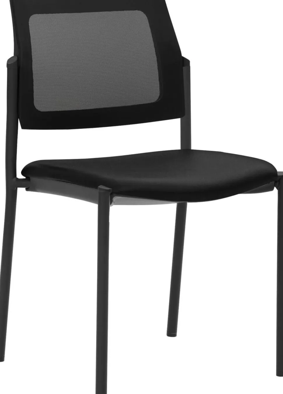 Mayer Sitzmöbel Stapelbare stoel Stof Zwart 2519 490 x 560 x 830 mm Pak van 2